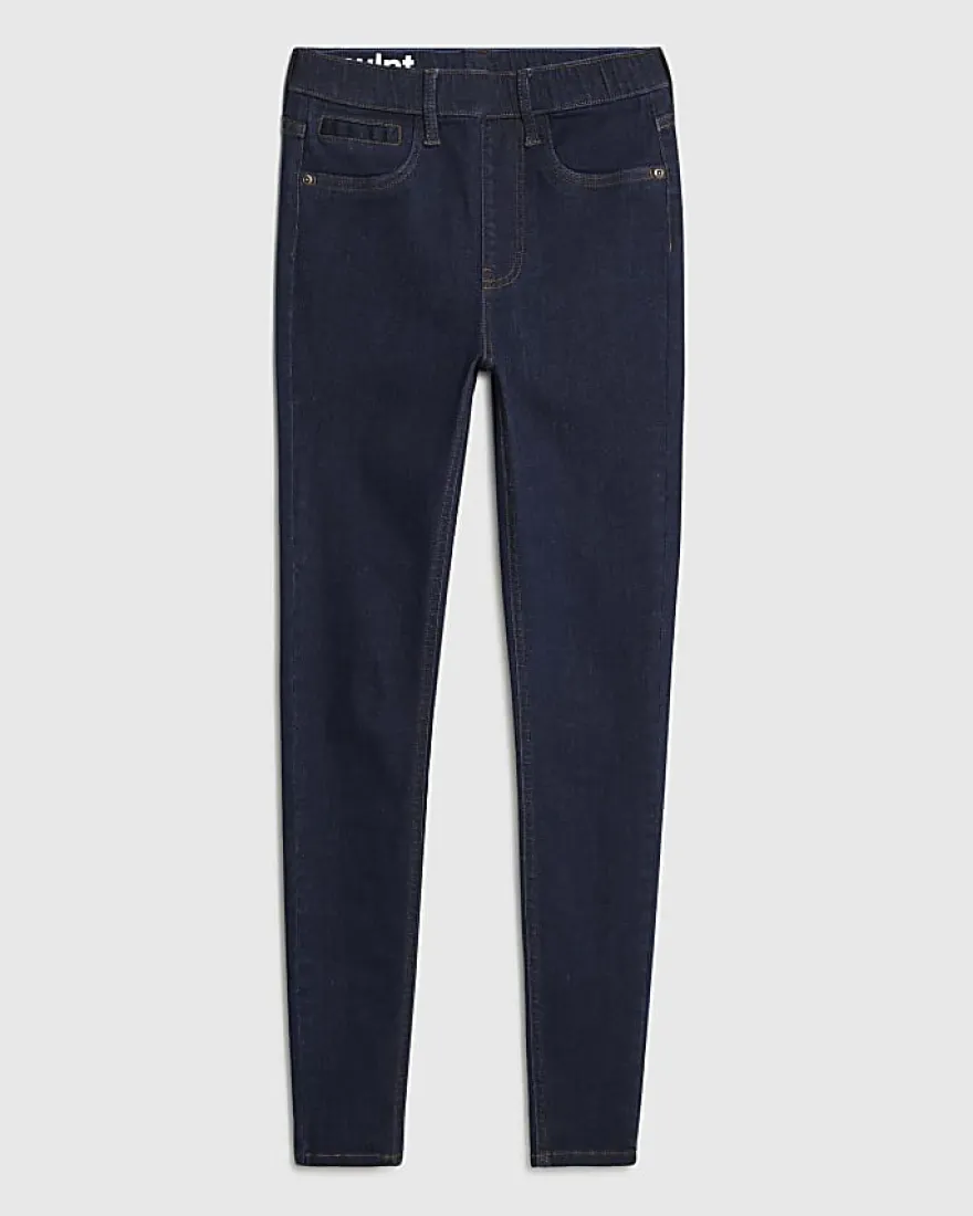 Indigo Pull-On Sculpt Skinny Jeans