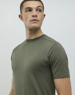 Khaki Essential Muscle Fit Stretch T-Shirt