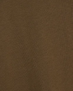 Khaki Loose Fit Short Sleeve Top