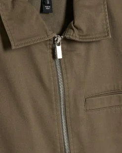 Khaki Regular Fit Classic Overshirt