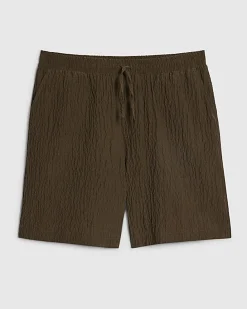 Khaki RI Studio Pleated Shorts