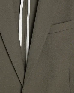 Khaki Skinny Fit Comfort Stretch Suit Jacket