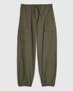 Khaki Utility Cargo Cuffed Joggers
