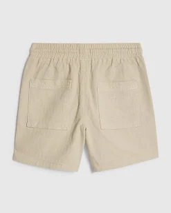 Mini Boys Beige Pull On Shorts