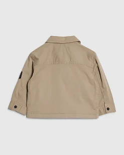 Mini Boys Beige Shacket