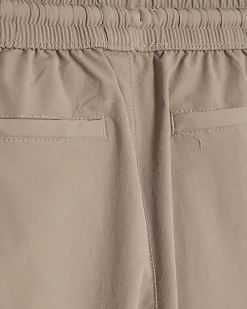 Mini Boys Beige Zip Cargo Trousers