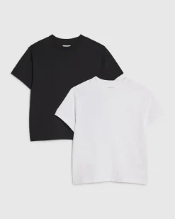 Mini Boys Black RR Pack Of 2 T-Shirts