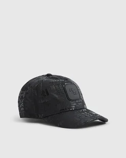 Mini Boys Black RVR Monogram Cap
