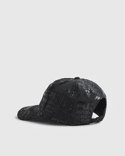 Mini Boys Black RVR Monogram Cap
