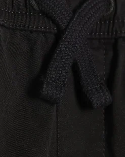 Mini Boys Black Twill Cargo Shorts