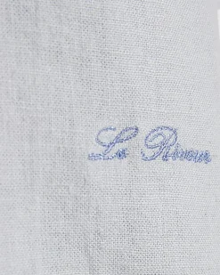 Mini Boys Blue Linen Look Shirt Set
