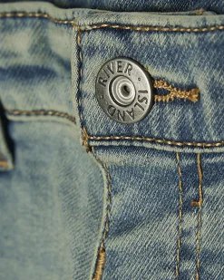 Mini Boys Blue Loose Fit Baggy Jeans