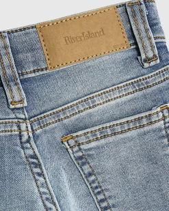 Mini Boys Blue Stretch Slim Fit Jeans