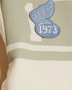 Mini Boys Cream Badge Shacket