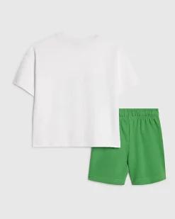 Mini Boys Green Abbie Rosie Dilly Dally Set