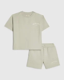 Mini Boys Grey Palais Dept T-Shirt Set