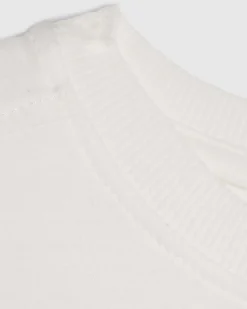 Mini Boys White Crest T-Shirt