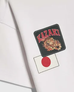 Mini Boys White Kazaki Japanese T-Shirt