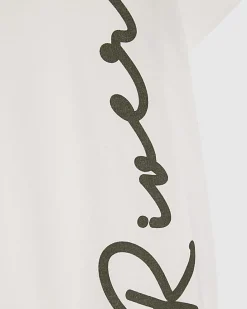 Mini Boys White Regular Fit River T-Shirt