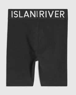 Mini Girls Black RI Waistband Cycle Shorts