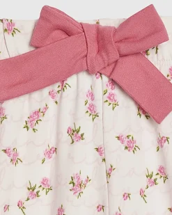 Mini Girls Pink Rosebud Pyjamas Set