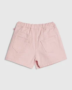 Mini Girls Pink Strawberry Crochet Skort