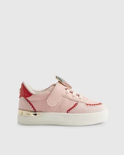 Mini Girls Pink Strawberry Trainers