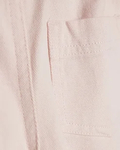 Mini Girls Pink Wide Leg Jeans