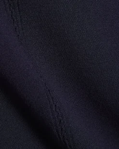 Navy Knitted Vest Top