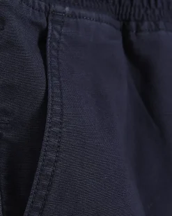 Navy Regular Fit Crosshatch Cargo Shorts