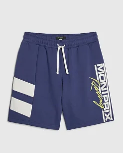 Navy Regular Fit Mont Prix Shorts