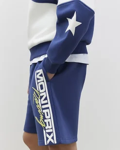 Navy Regular Fit Mont Prix Shorts
