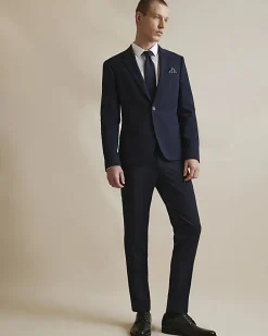 Navy Skinny Fit Suit Jacket