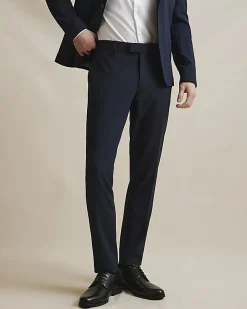 Navy Skinny Fit Suit Trousers