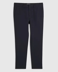 Navy Slim Fit Stretch Chino Trousers
