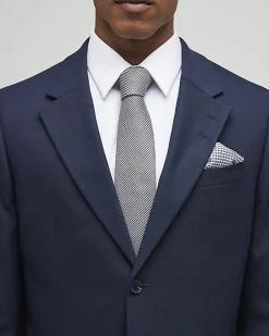 Navy Slim Fit Suit Jacket