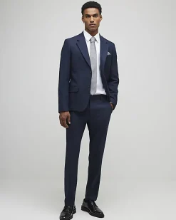 Navy Slim Fit Suit Jacket