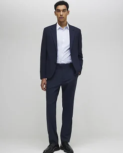 Navy Slim Fit Suit Jacket