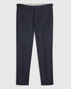 Navy Slim Fit Suit Trousers