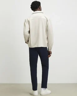 Navy Slim Fit Washed Jeans