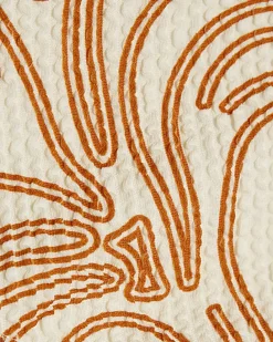 Orange Cornelli Print Bikini Briefs