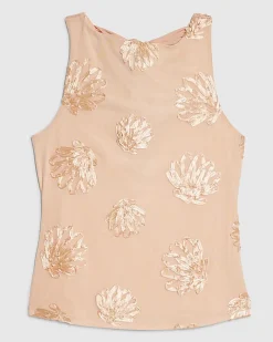 Orange Cornelli Shell Racer Top