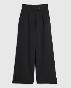 Petite Black Tailored Trousers