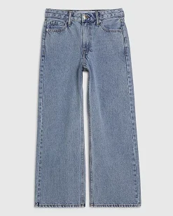 Petite Blue Relaxed Straight Leg Jeans