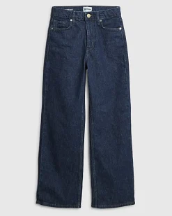 Petite Blue Relaxed Straight Leg Jeans