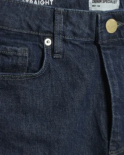 Petite Blue Relaxed Straight Leg Jeans