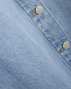 Petite Denim Button Through Dress