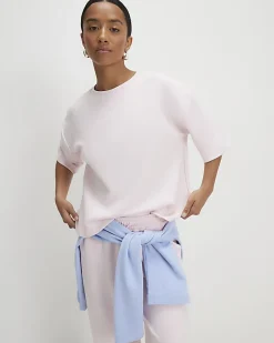 Petite Pink Premium Short Sleeve Boxy T-shirt