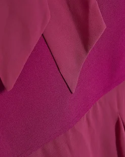 Petite Pink Scarf Bandeau Hybrid Midi Dress