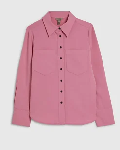 Petite Pink Tailored Shirt